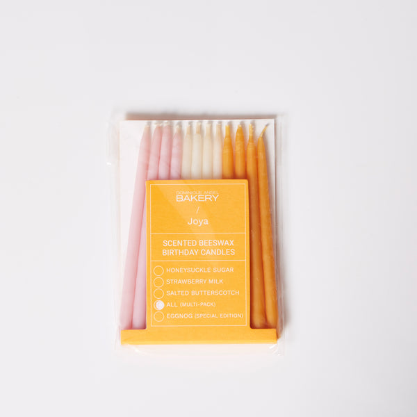 Joya x Dominique Ansel Natural Scented Birthday Candles Multipack
