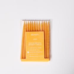 Joya x Dominique Ansel Natural Scented Birthday Candle "Salted Butterscotch"