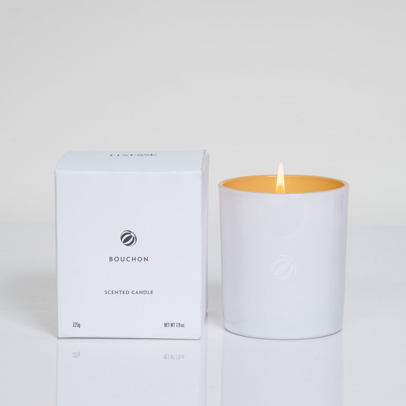 Scented White Candle